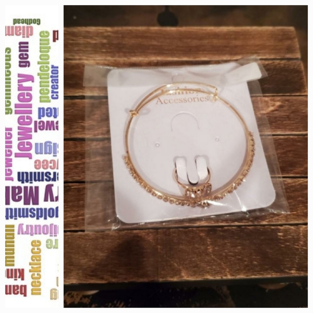 Diamond Bangle & Ring set